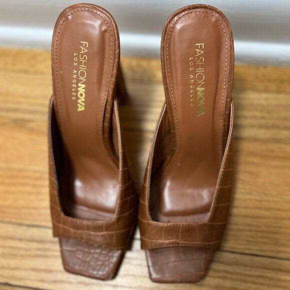Light Brown Mules - Picture 8 of 12